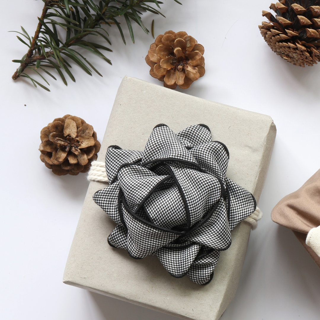 Chou cadeau_noeud réutilisable noel_present bow_christmas gift bow_reusable